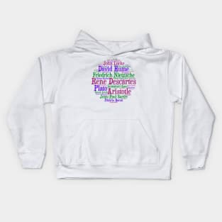 Circle of Philosophers Kids Hoodie